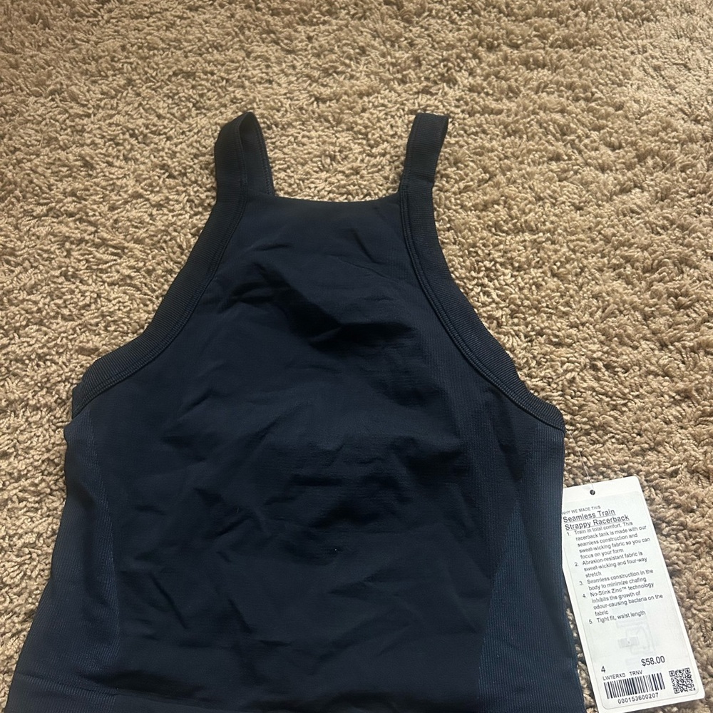 lululemon athletica Black Tank Top